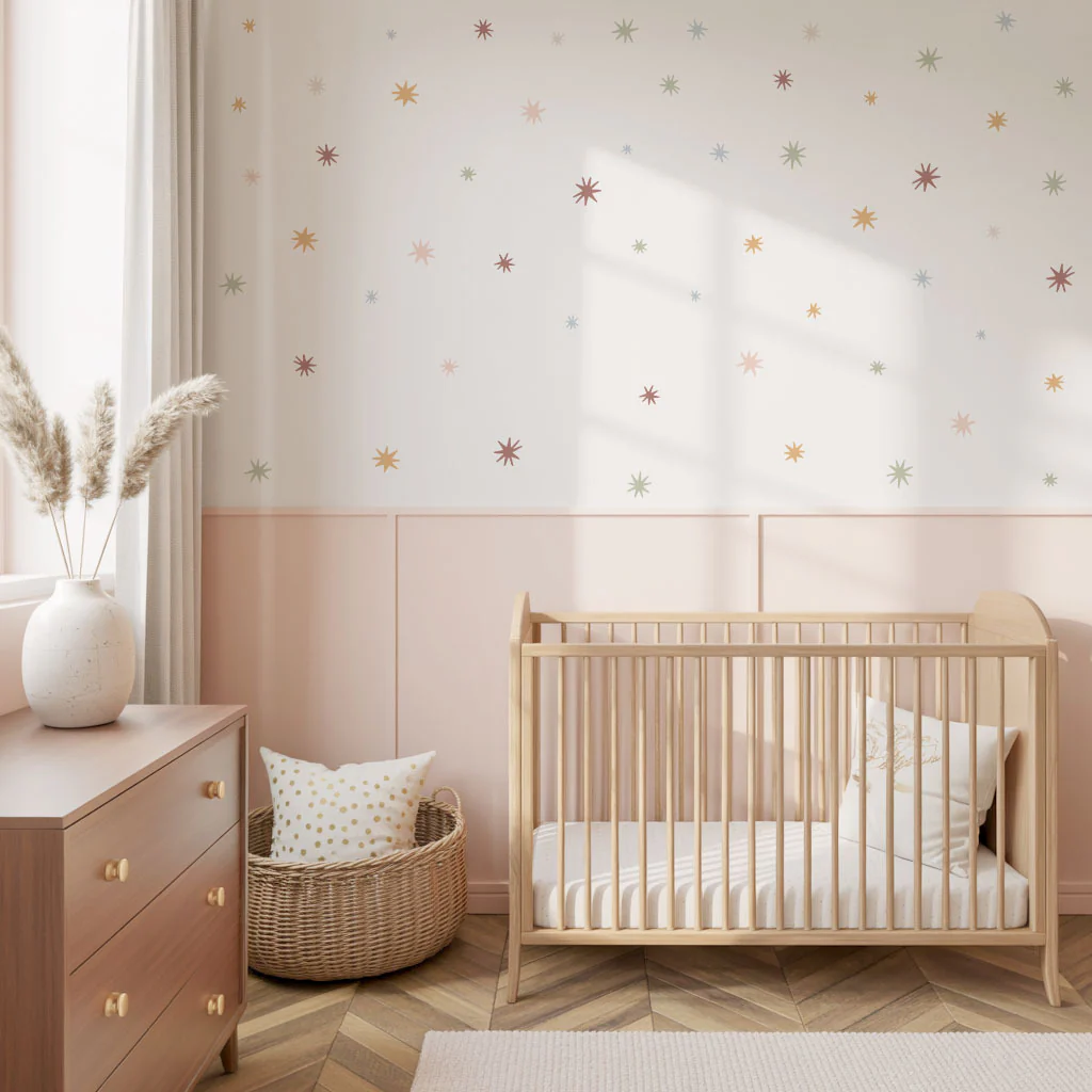 Scandi Starburst Nursery Wall Stickers - Image 3