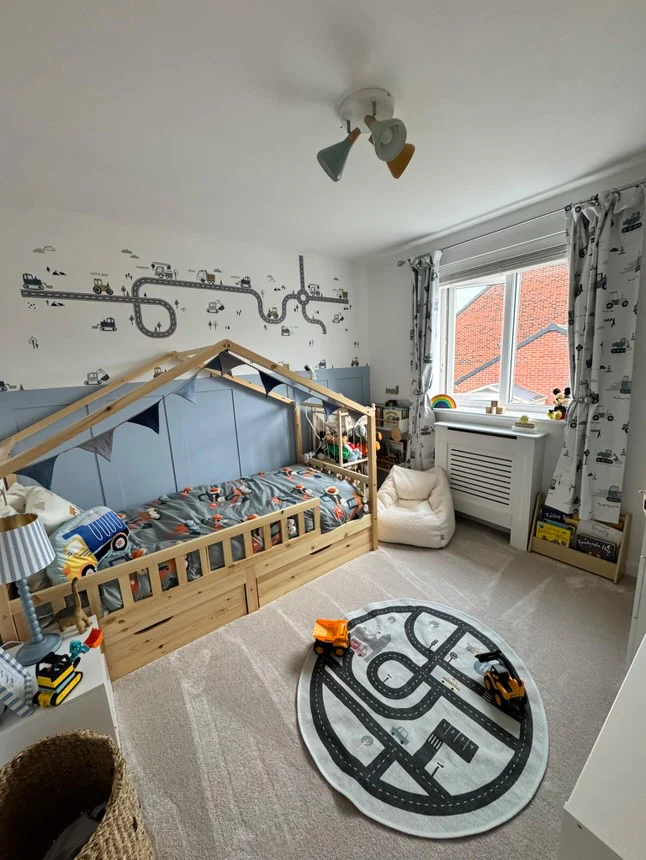 Truck, Tractor and Digger On The Road Nursery Wall Stickers - Image 10