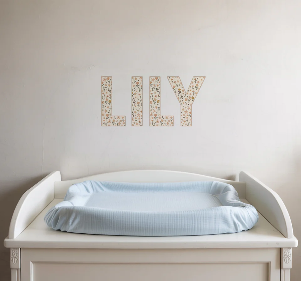 Wildflower Personalised Names Wall Stickers - Image 3